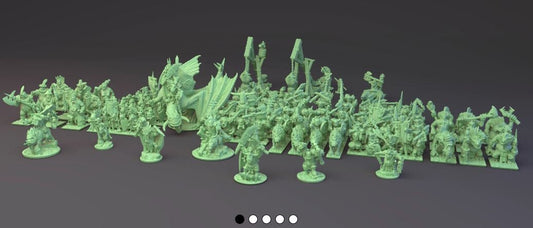 10mm Orcs and Goblins Army by Greenskin Miniatures