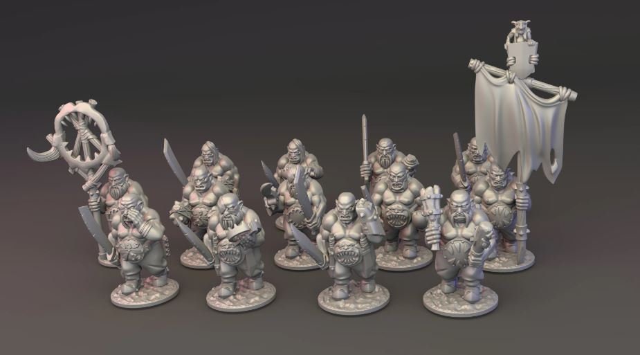 10mm Ogre Kingdom Army by Greenskin Miniatures