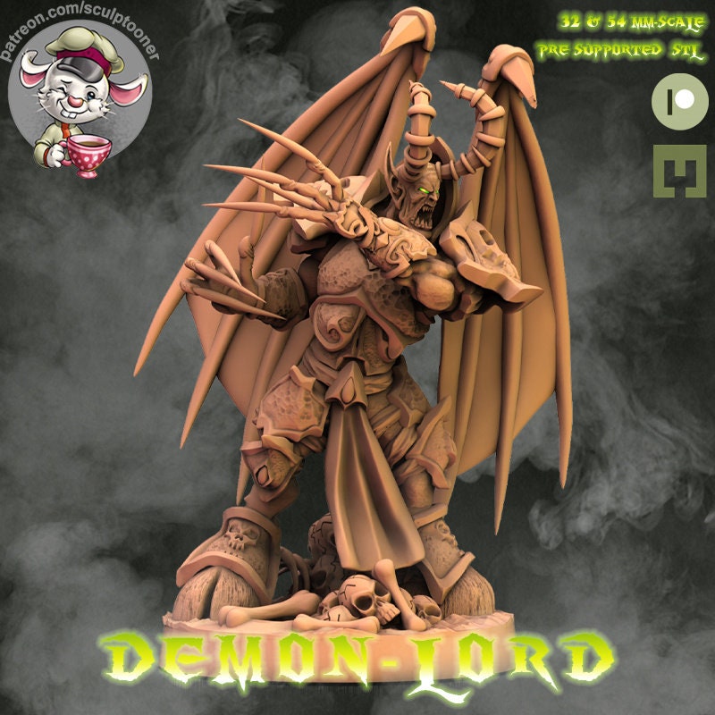 Sculptooner Warcraft Thematic Demon Lord