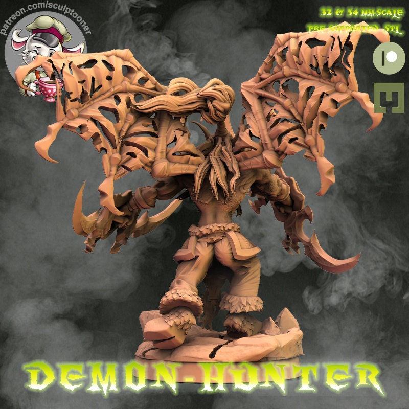 Sculptooner Warcraft Thematic Demon Hunter