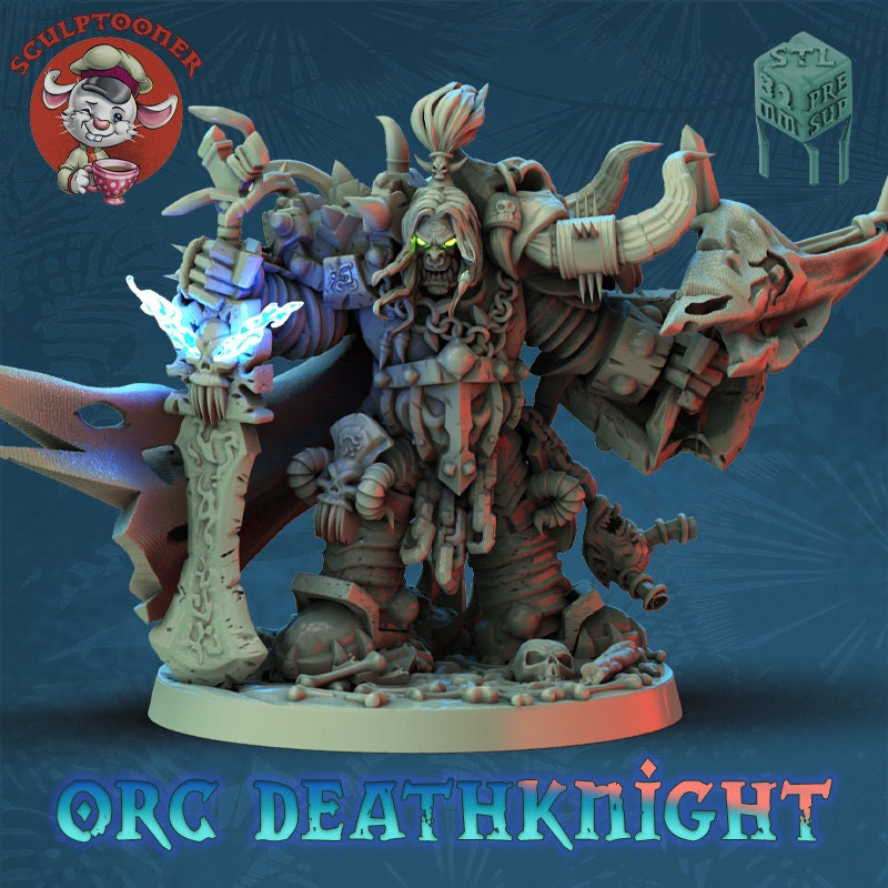 Sculptooner Warcraft Thematic Orc Death Knight