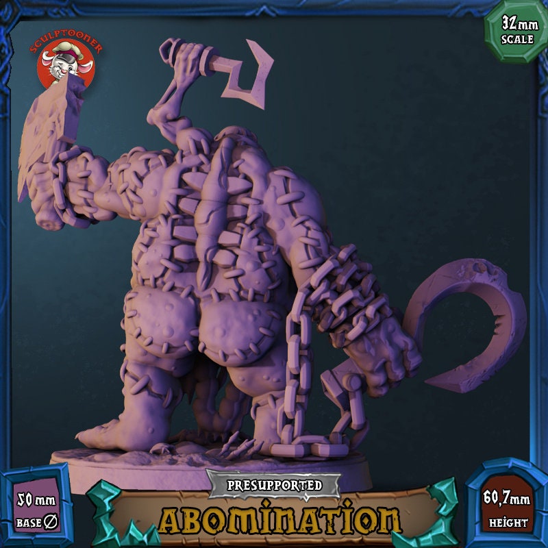 Sculptooner Warcraft Thematic Abomination