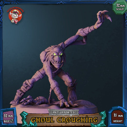 Sculptooner Warcraft Thematic Ghoul Crouching