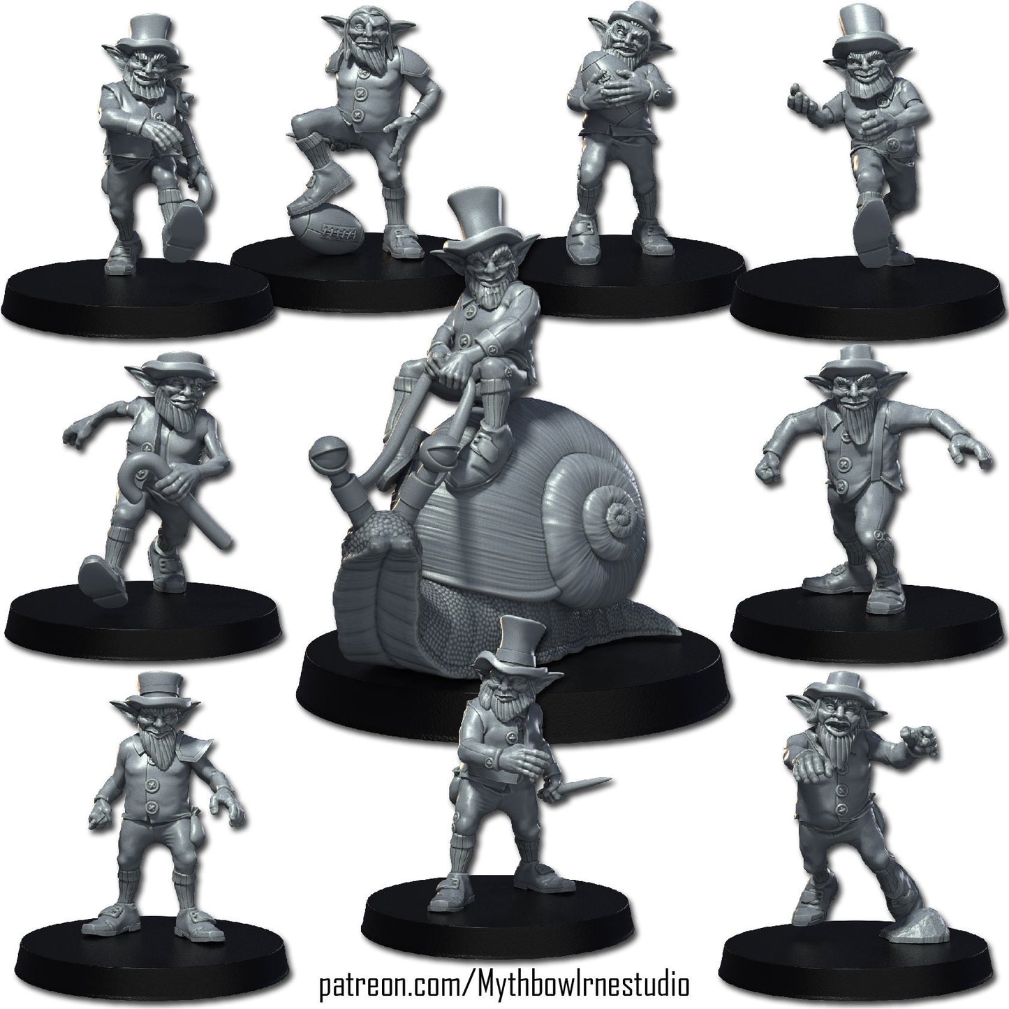 Mythbowl Goblin Leprechaun Fantasy Football Team