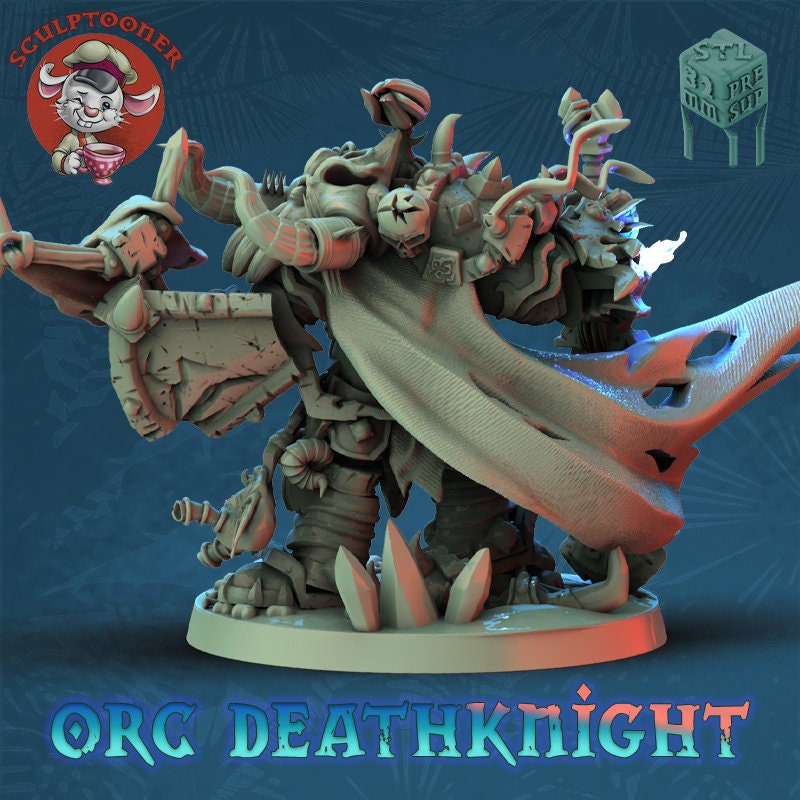 Sculptooner Warcraft Thematic Orc Death Knight