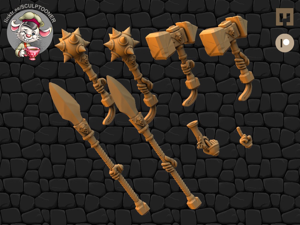 Sculptooner Warcraft Thematic Heavy Paladins