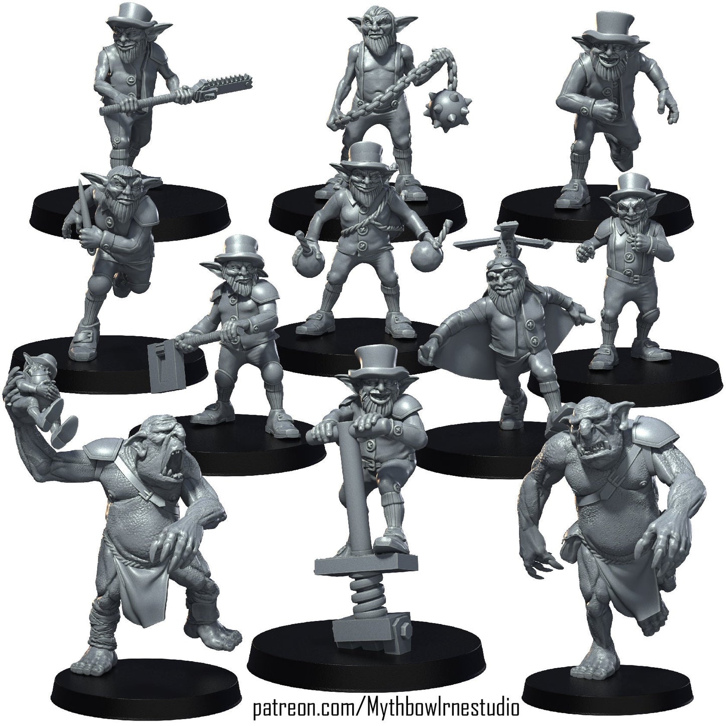 Mythbowl Goblin Leprechaun Fantasy Football Team