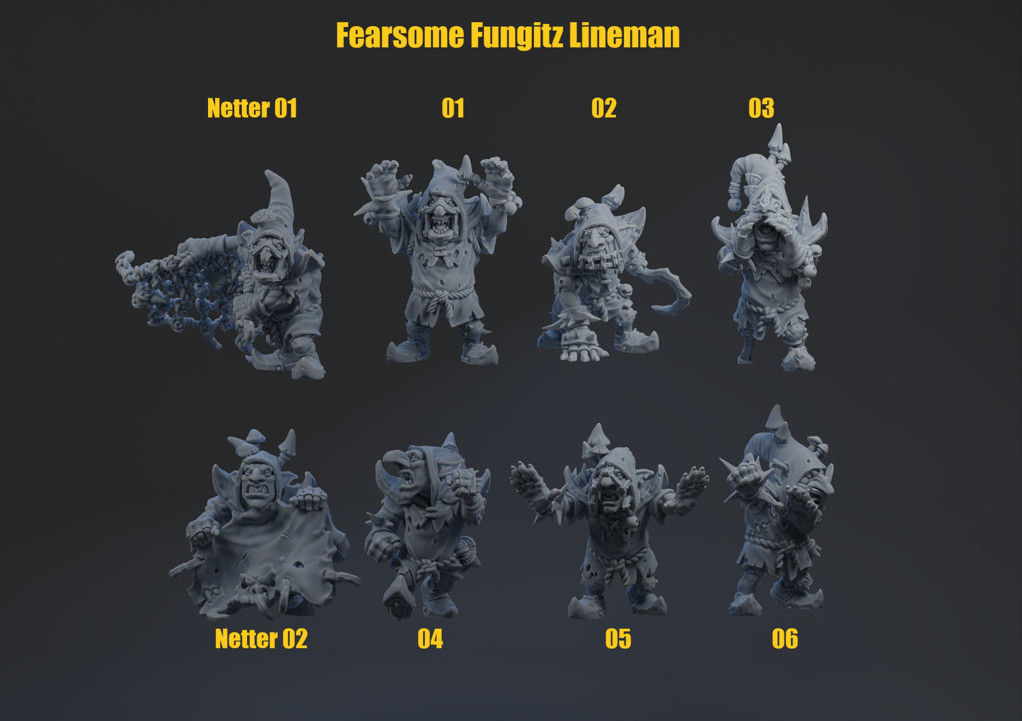 Brutefun Fearsome Fungitz Goblin Fantasy Football Team