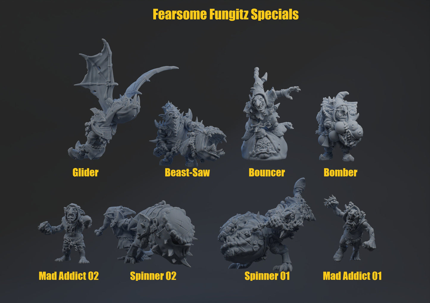 Brutefun Fearsome Fungitz Goblin Fantasy Football Team
