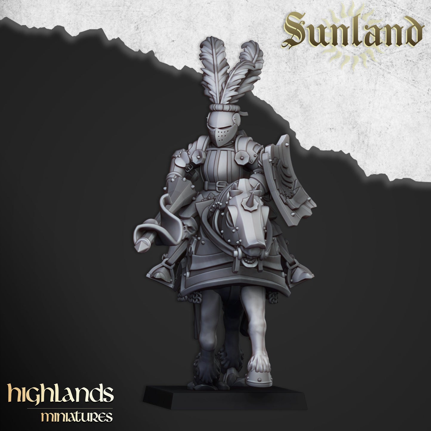 Highlands Miniatures Sunland Knights (Mounted) Fantasy Battles