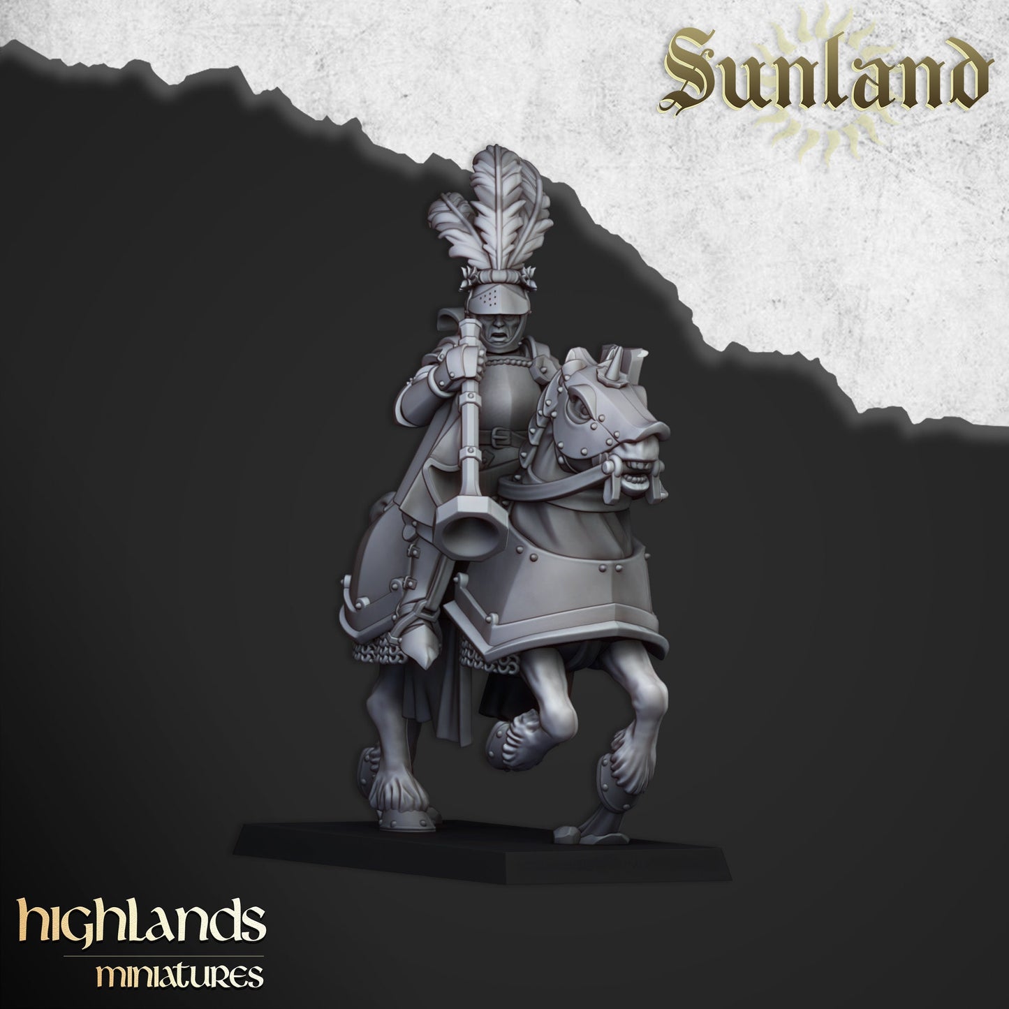 Highlands Miniatures Sunland Knights (Mounted) Fantasy Battles