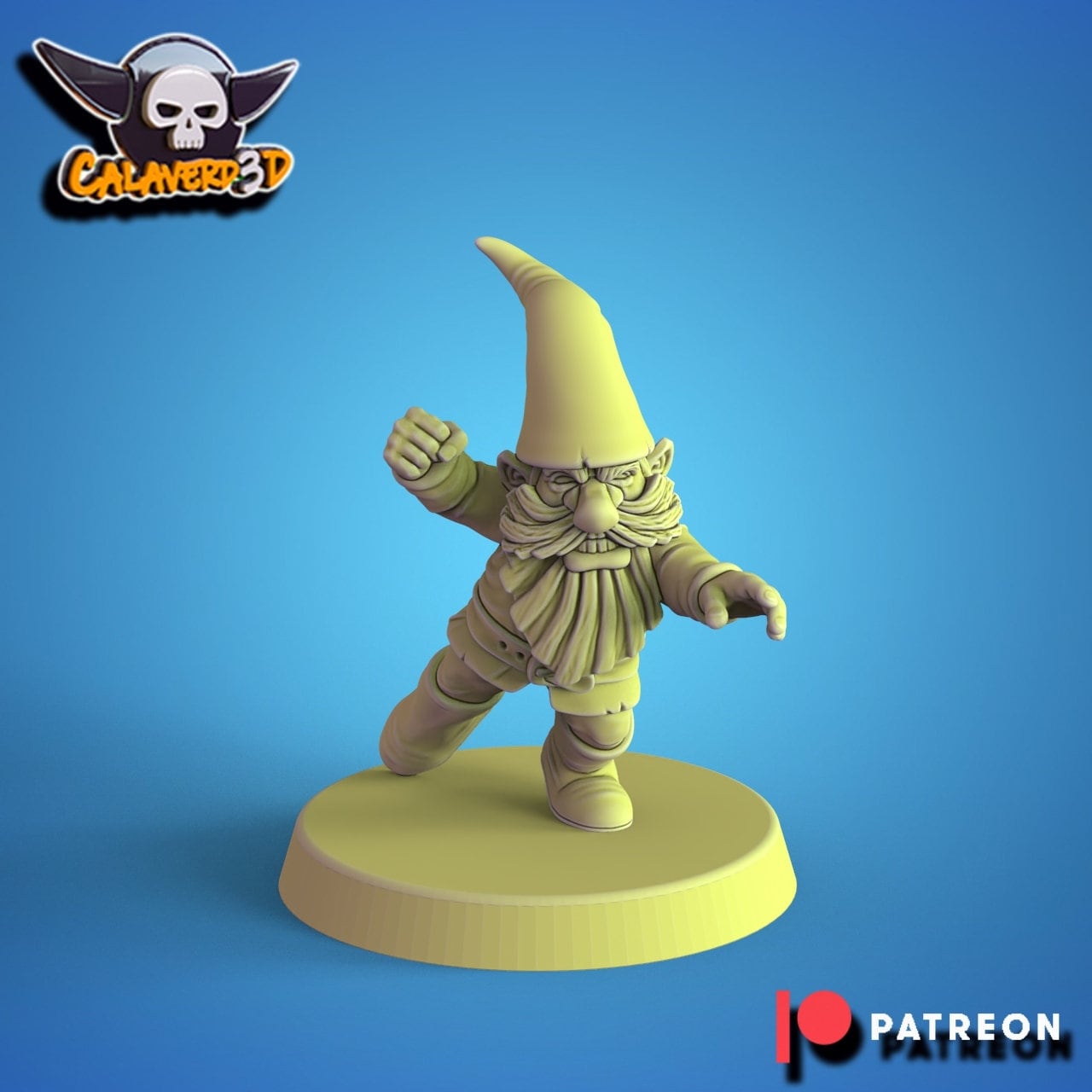 Calaverd3D Gnome Garden Bad Asses Fantasy Football Team