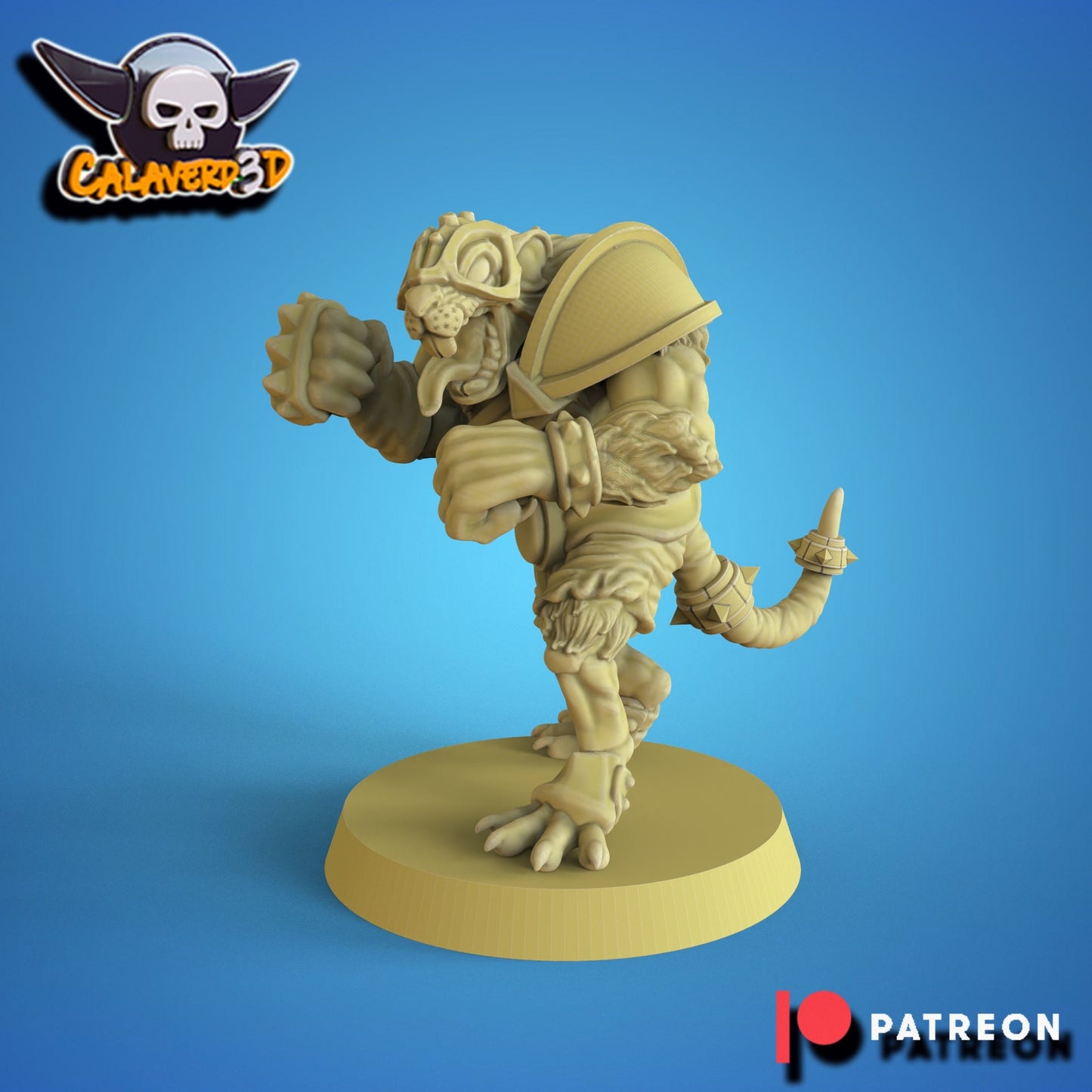 Calaverd3D Guardians of the Sewer Ratmen Fantasy Football Team
