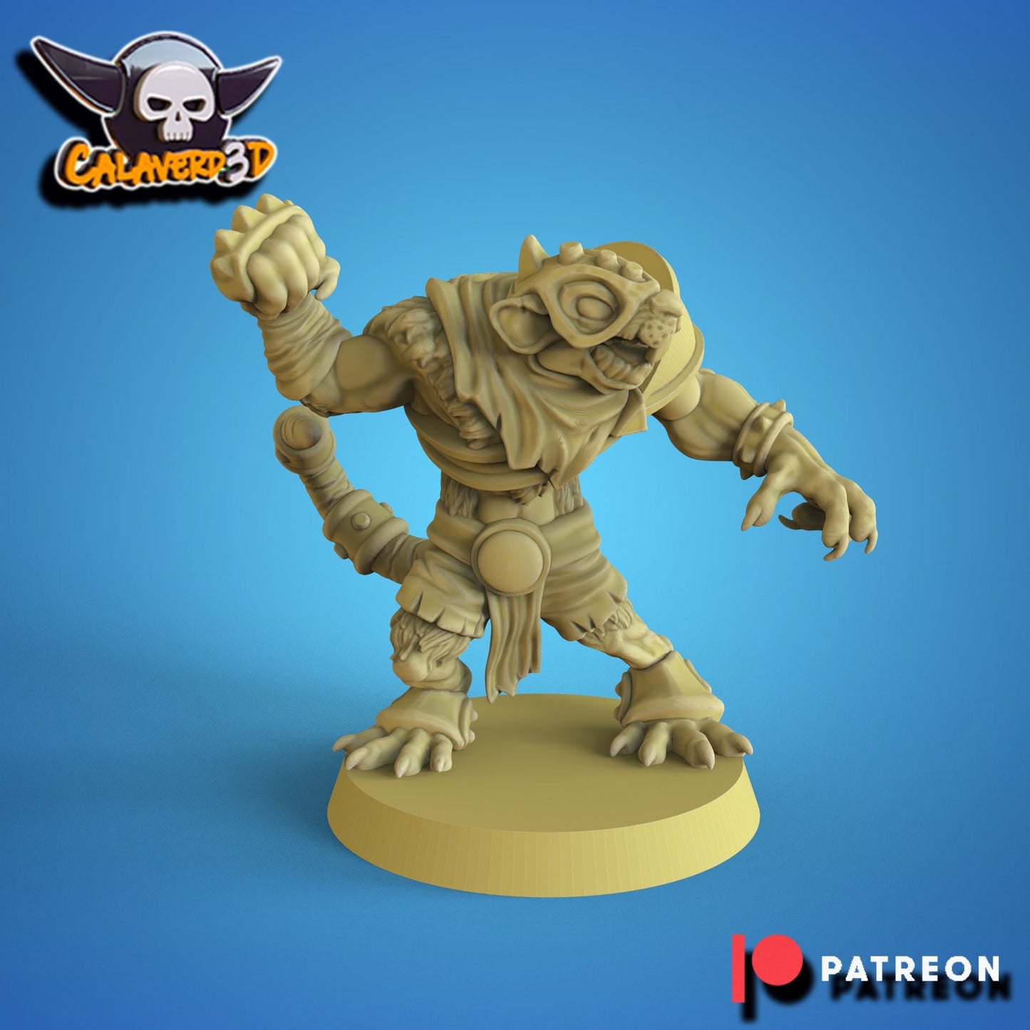 Calaverd3D Guardians of the Sewer Ratmen Fantasy Football Team