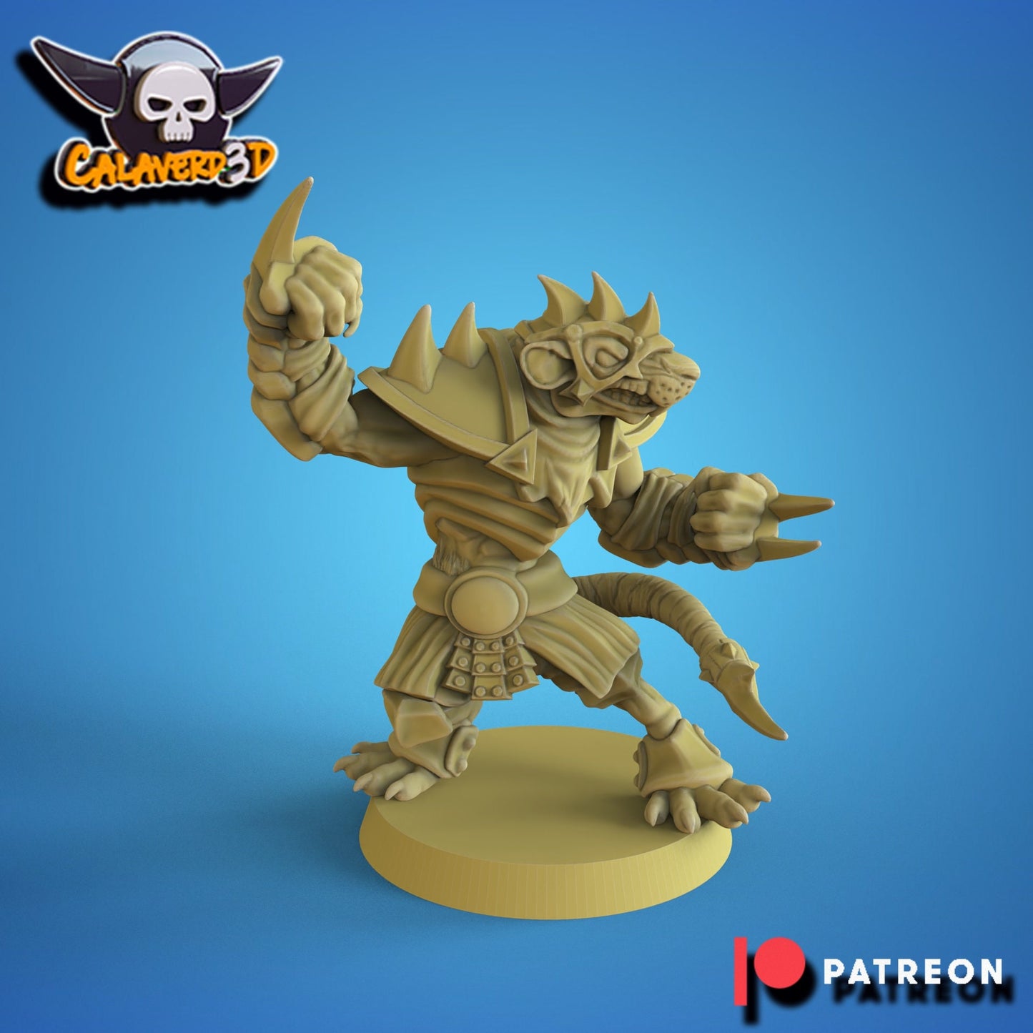Calaverd3D Guardians of the Sewer Ratmen Fantasy Football Team