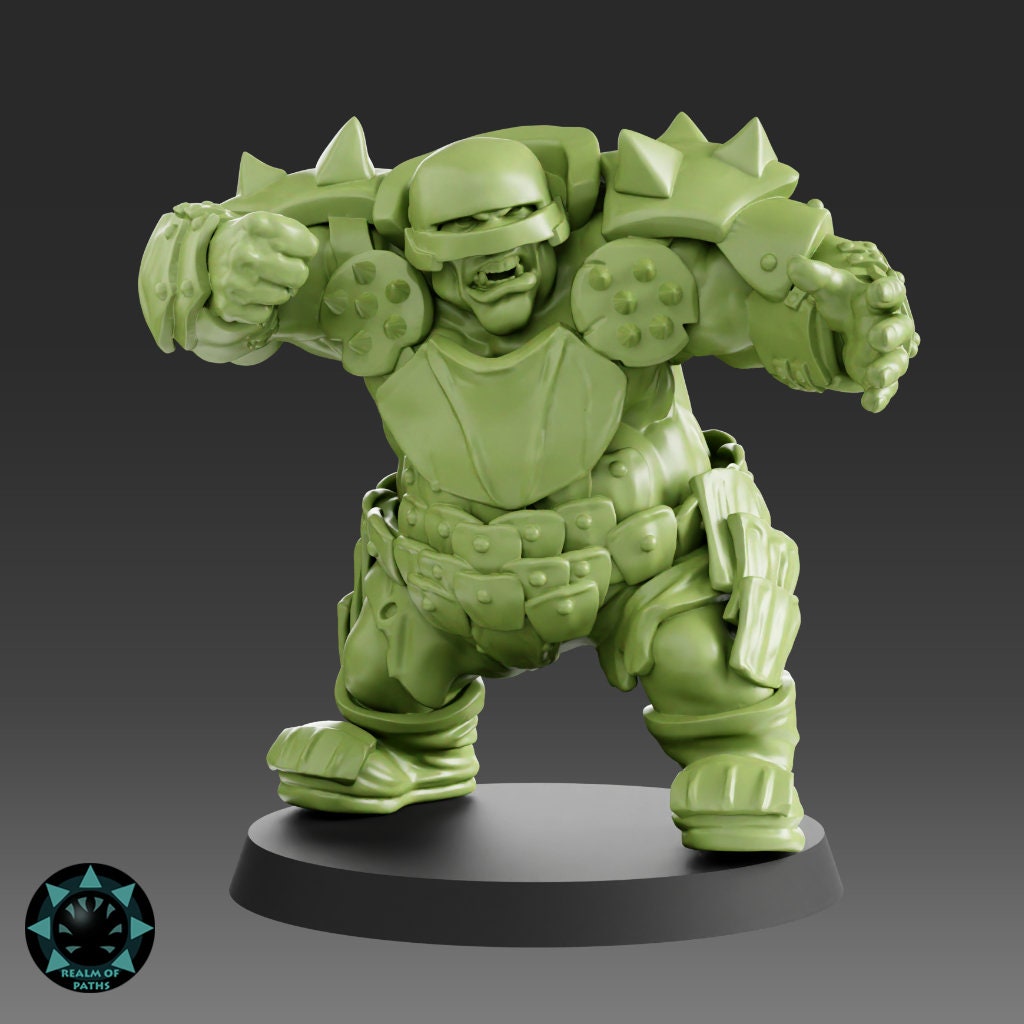 Realm of Paths Ogre The Iron Plate Fantasy Football Team