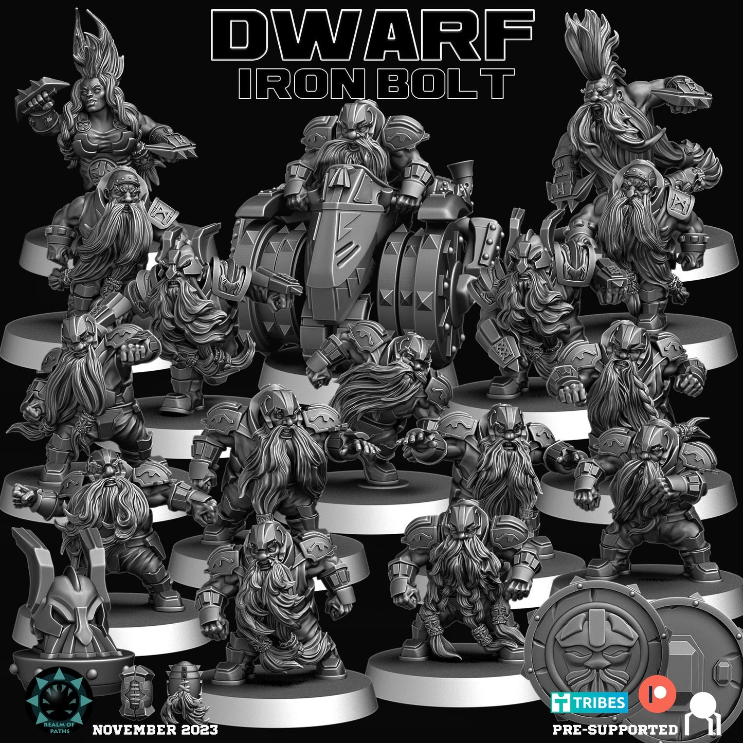 Realm of Paths Dwarf Fantasy Football Team