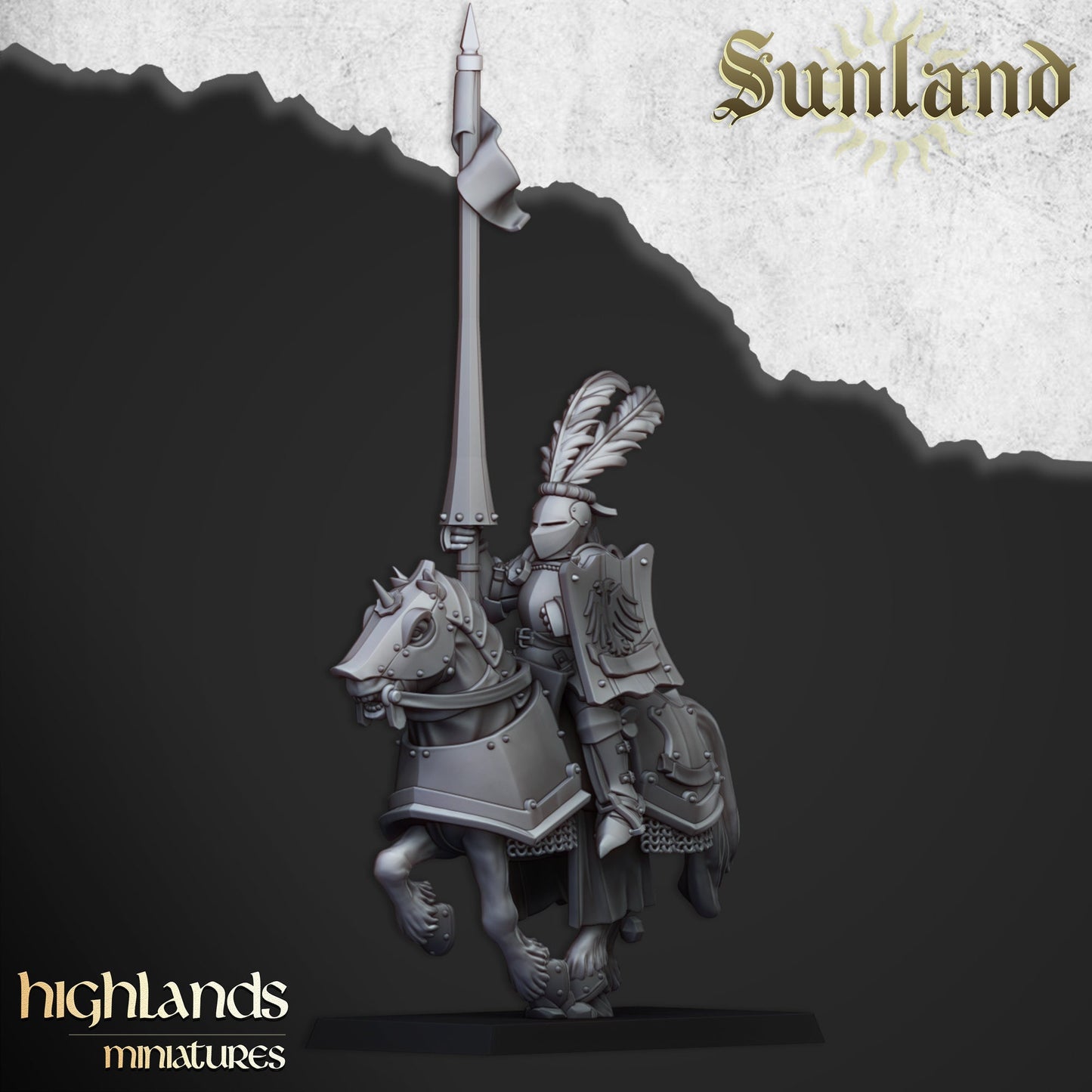 Highlands Miniatures Sunland Knights (Mounted) Fantasy Battles
