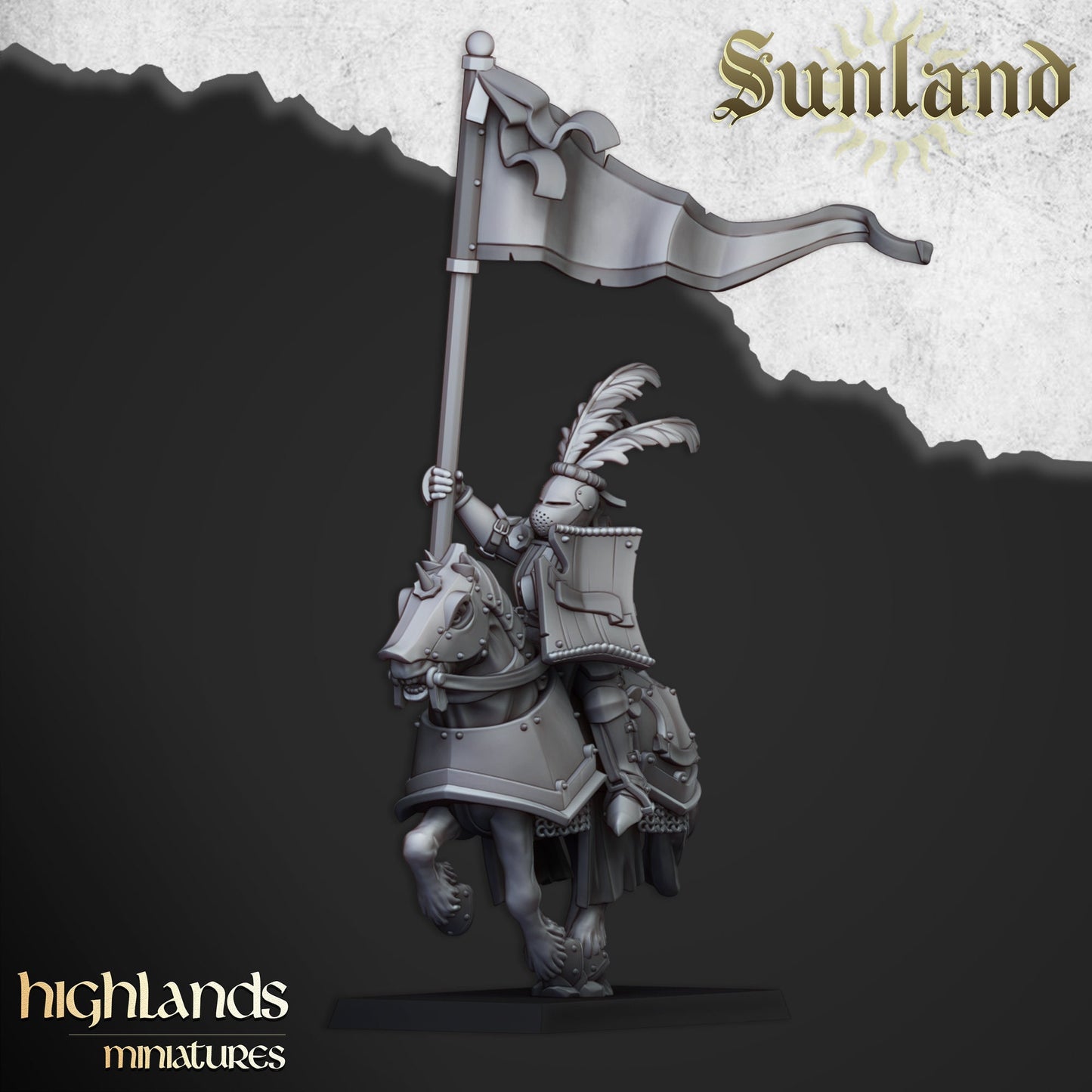 Highlands Miniatures Sunland Knights (Mounted) Fantasy Battles