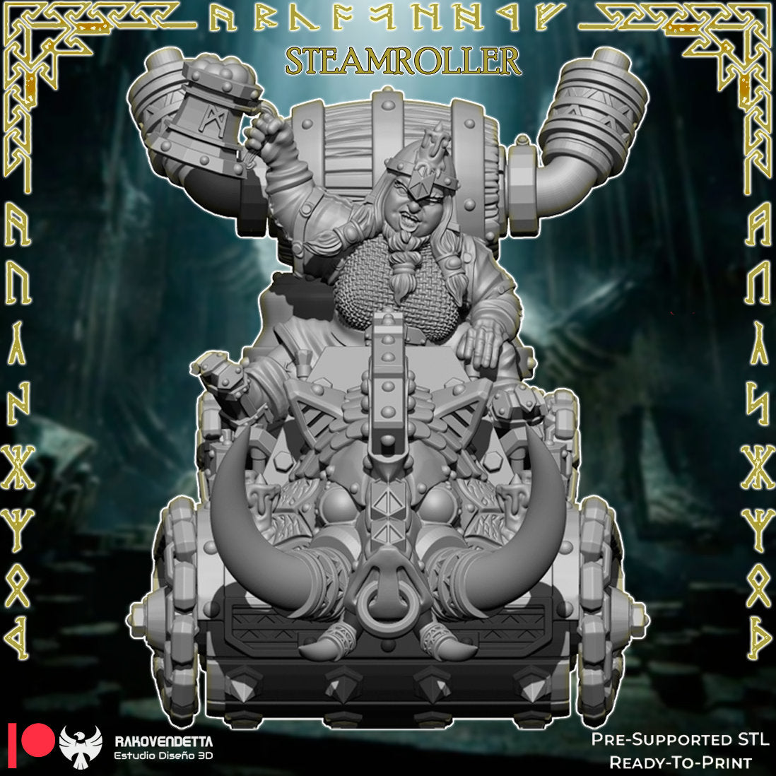 Rakovendetta Estudio Dwarf Fantasy Football Team