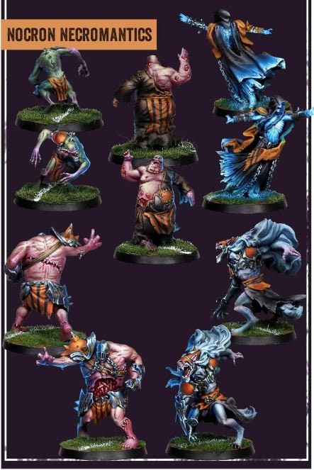 Big Child Creatives Nocron Necromantics Fantasy Football Team