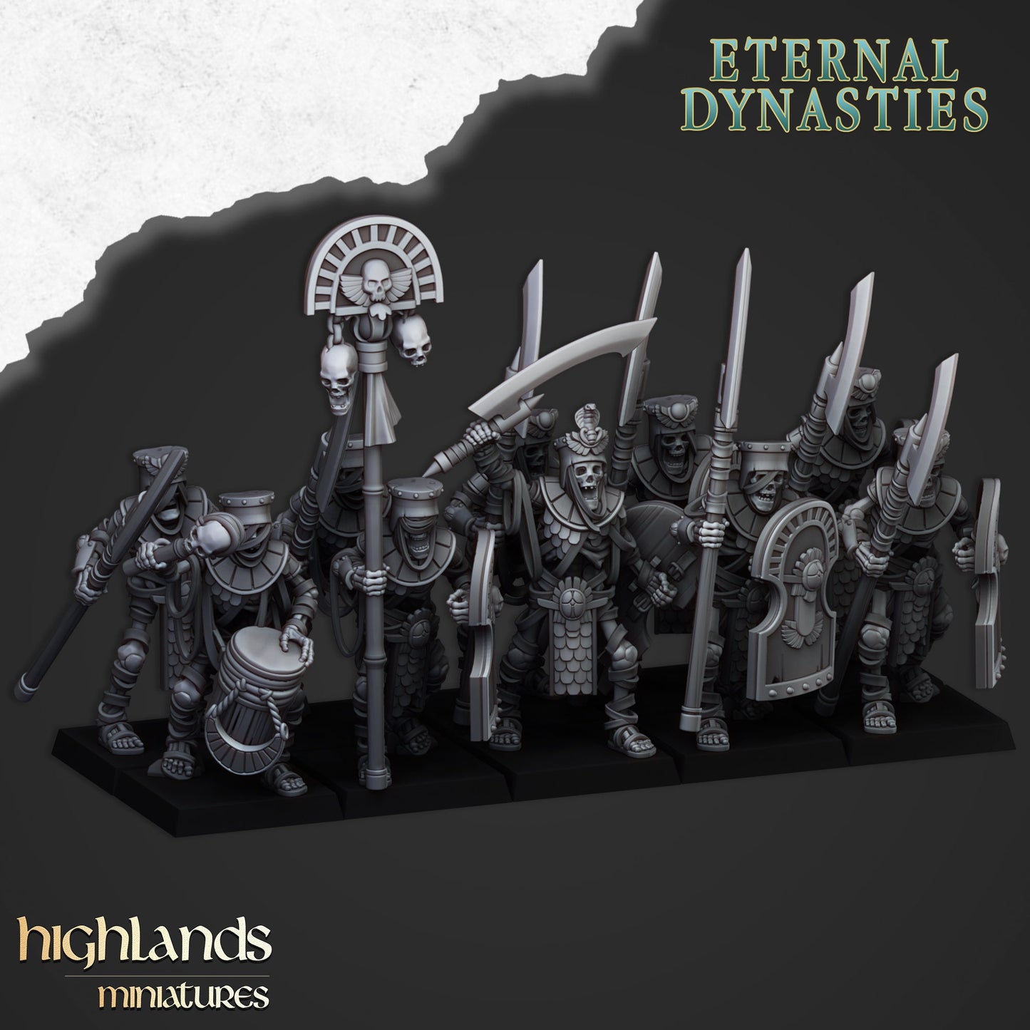 Highlands Miniatures Eternal Dynasties Ancient Guard Fantasy Battles