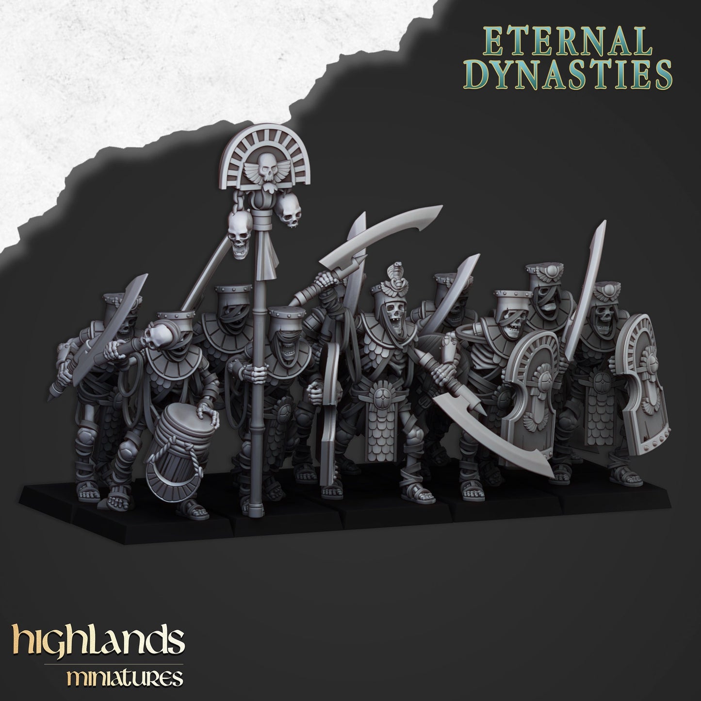 Highlands Miniatures Eternal Dynasties Ancient Guard Fantasy Battles