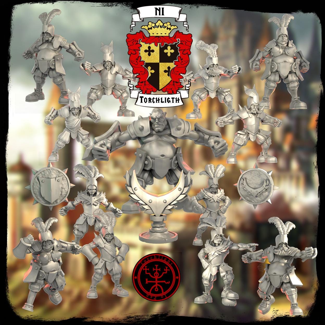 Torchlight Human Nobility Team Fantasy Football Team