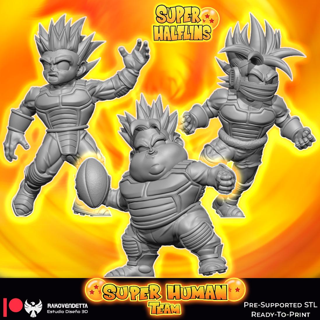 Rakovendetta Estudio Super Human Fantasy Football Team