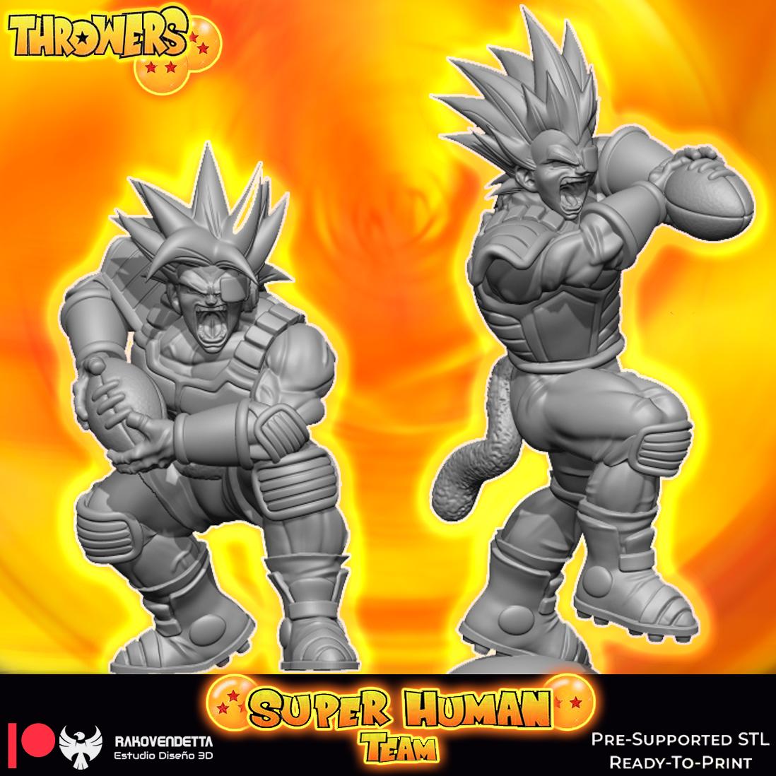 Rakovendetta Estudio Super Human Fantasy Football Team