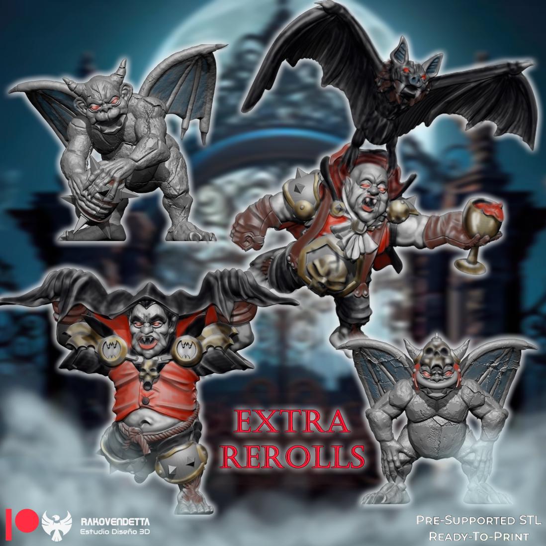 Rakovendetta Estudio Vampire Fantasy Football Team