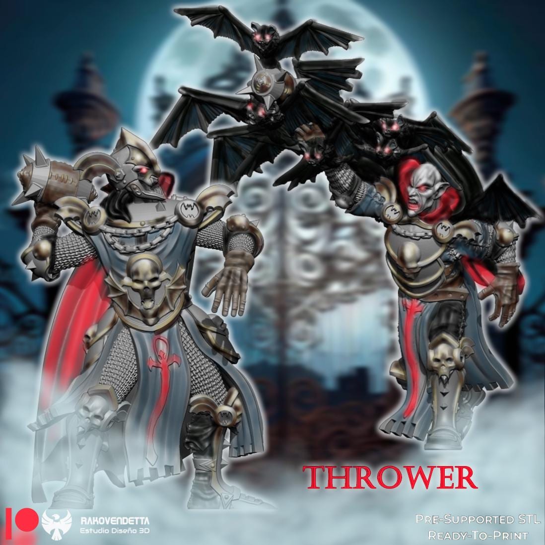 Rakovendetta Estudio Vampire Fantasy Football Team