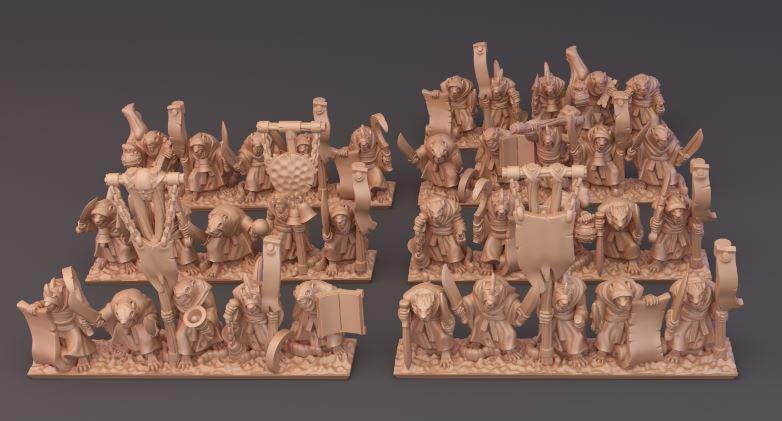 10mm Vermin Clans Army by Greenskin Miniatures