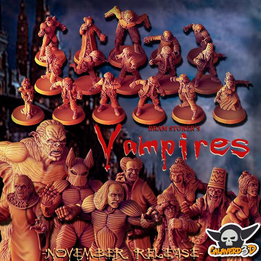 Calaverd3D Braum Stoker Vampire Fantasy Football Team