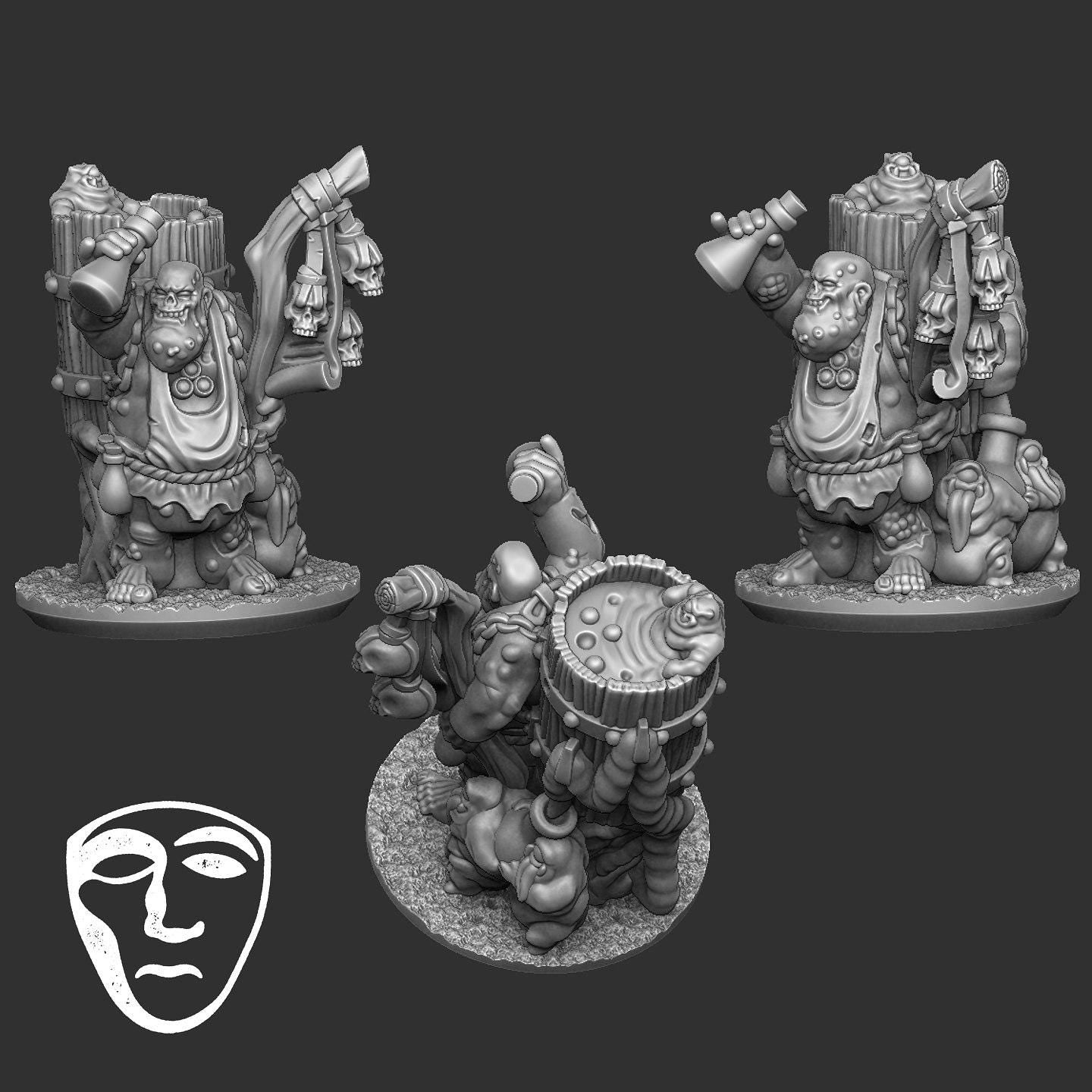 10mm Plague Daemon Army by Varus Miniatures