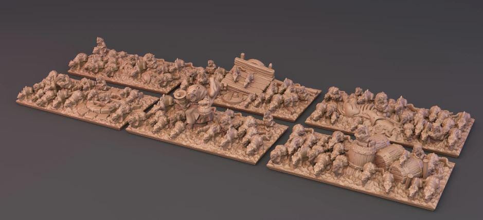 10mm Vermin Clans Army by Greenskin Miniatures