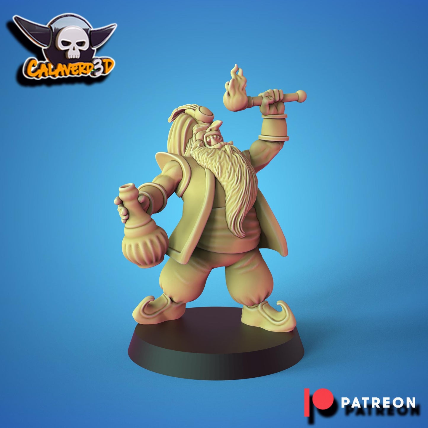 Calaverd3D Sultans of Chaos Dwarf Fantasy Football Team
