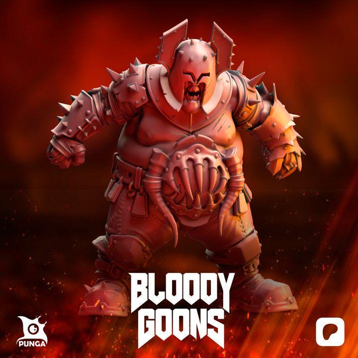 Punga Bloody Goons Ogre Fantasy Football Team