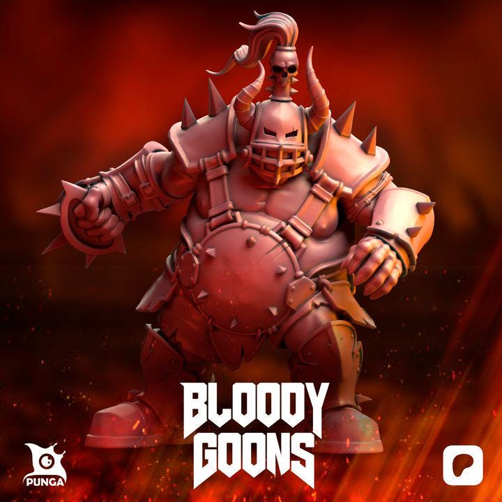 Punga Bloody Goons Ogre Fantasy Football Team