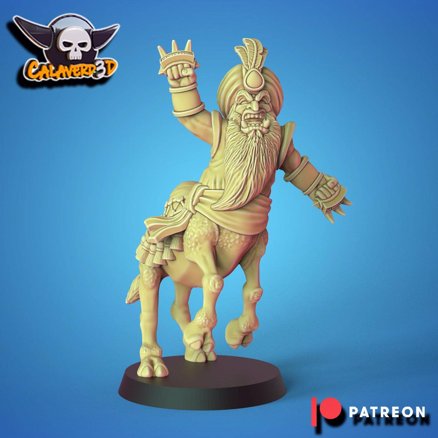 Calaverd3D Sultans of Chaos Dwarf Fantasy Football Team