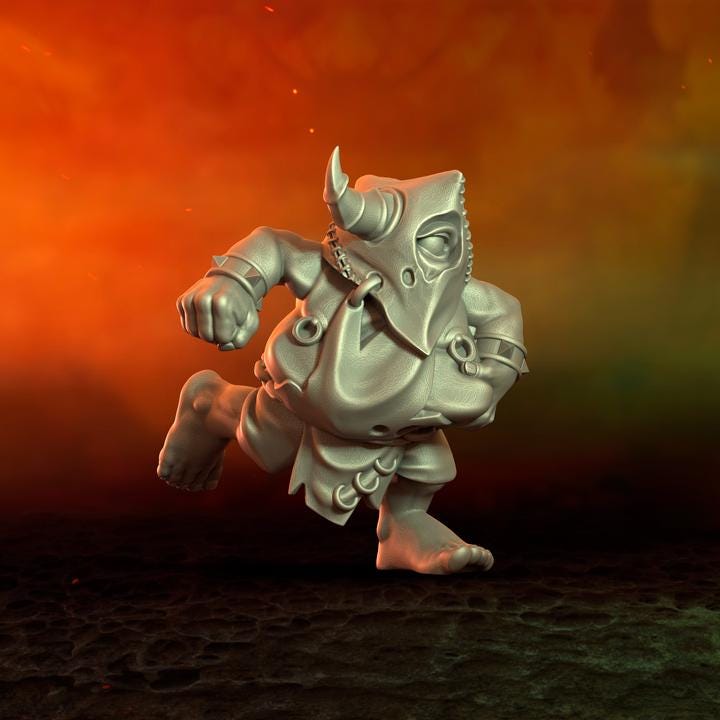 Punga Halfling Infernal Folks Fantasy Football Team