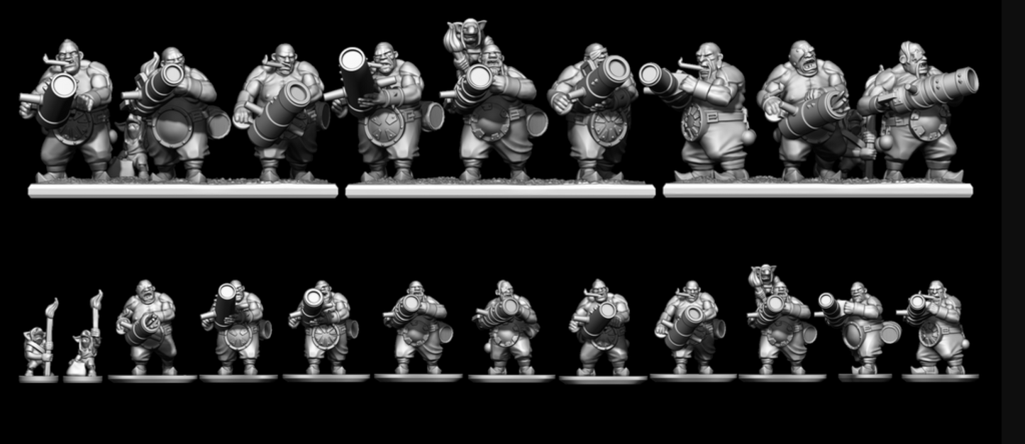 10mm Fantasy Battle Ogre Kingdom Army by Teremki Studios