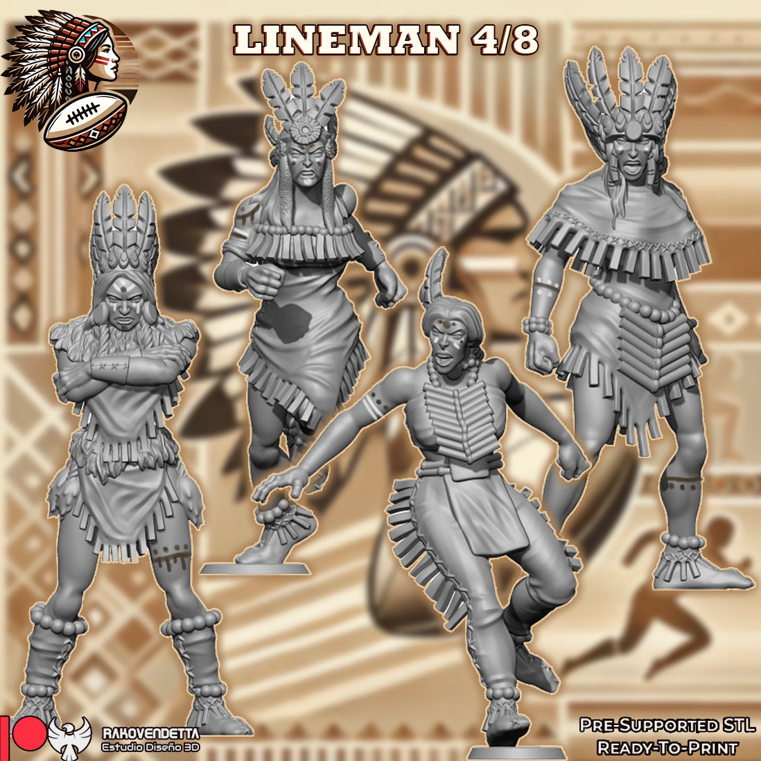 Rakovendetta Estudio Western Amazon Fantasy Football Team