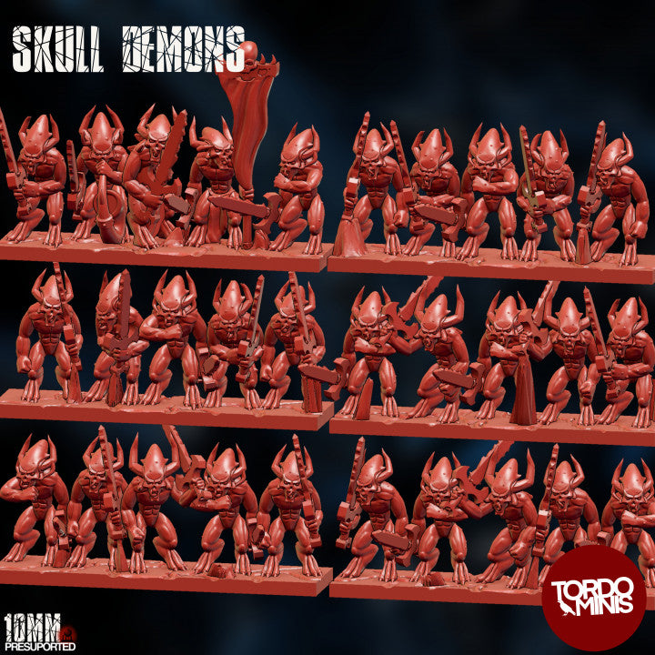 10mm Blood Daemon Army by Tordo Miniatures