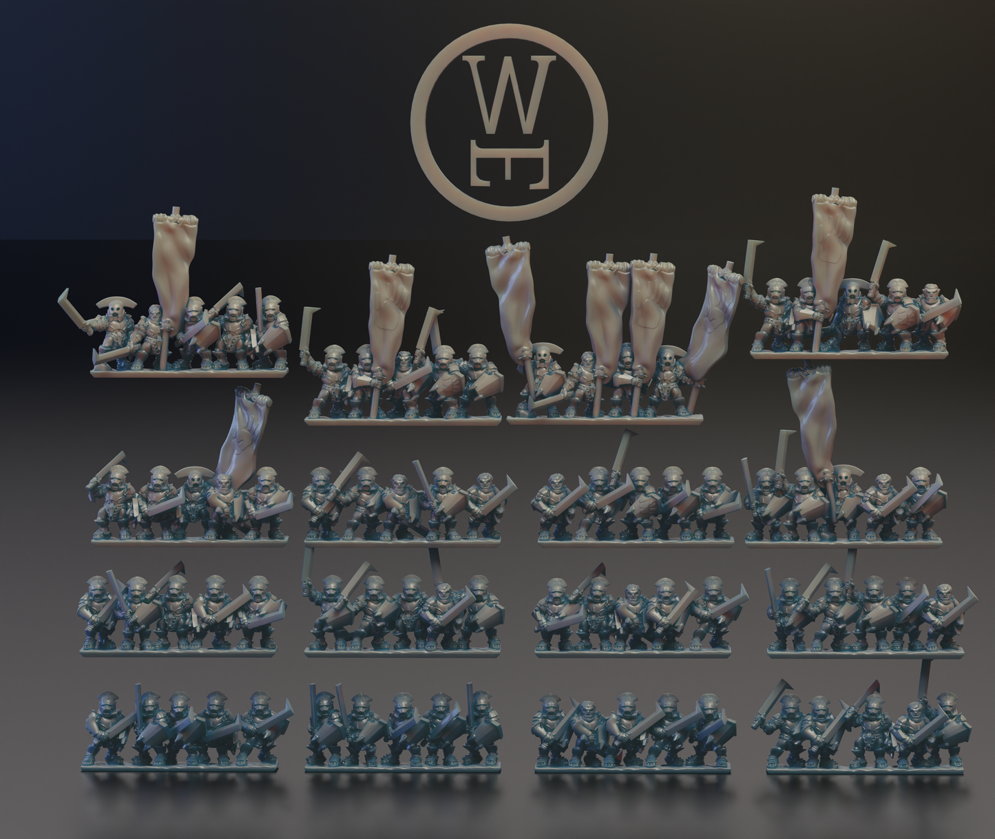 10mm Fantasy Battle Morghei Orc Army by Wake's Emporium