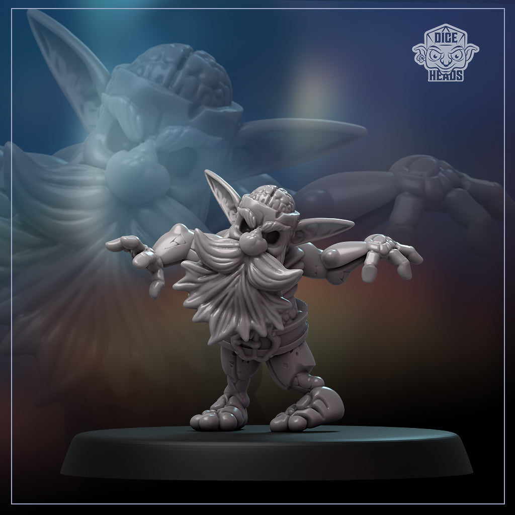 Dice Heads Zombie Gnome Fantasy Football Team