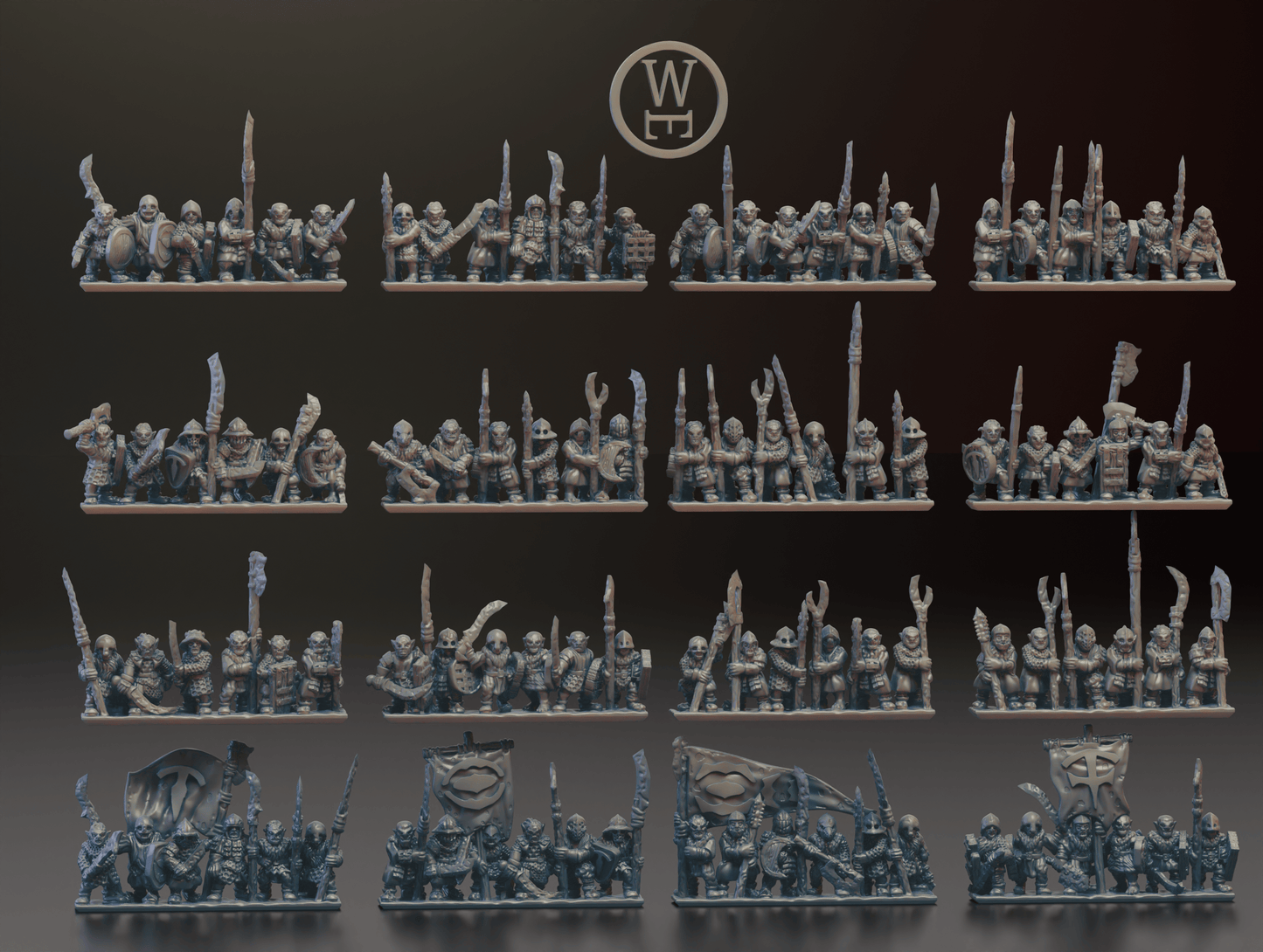 10mm Fantasy Battle Morghei Orc Army by Wake's Emporium