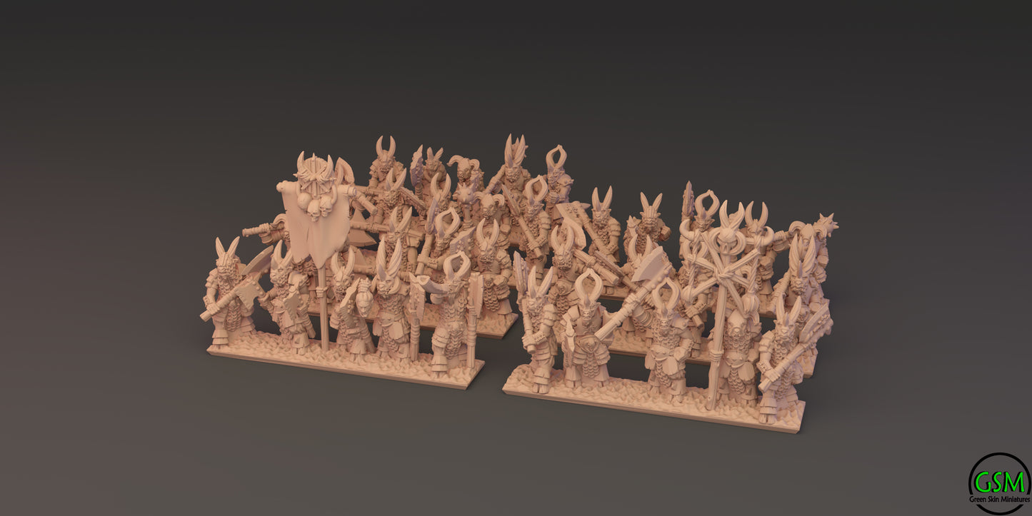 10mm Beastmen Army by Greenskin Miniatures