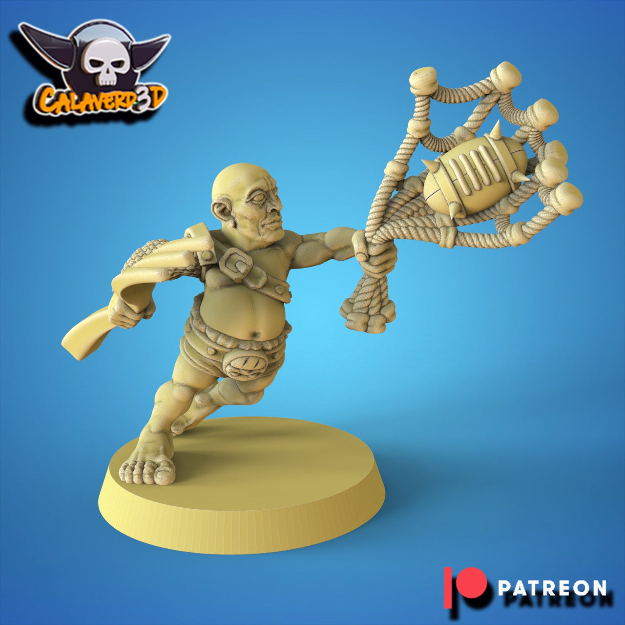 Calaverd3D Gladiator Halflings Fantasy Football Team