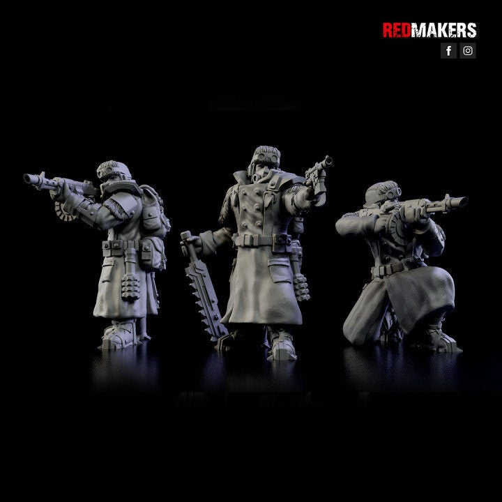 Redmakers Imperial Force Ice Warriors Squad - 40k